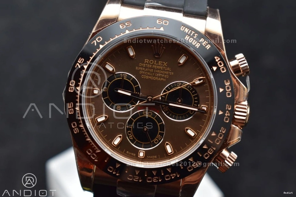 SH4130 LN Best (Gain Weight) Strap on Chocolate 116515 1:1 Daytona Edition Dial Oyster-flex Black ZF 0429